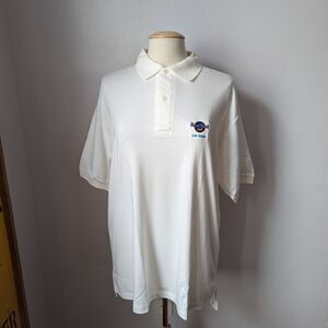 Deadstock Vintage White Hard Rock Cafe Las Vegas Polo Size XL